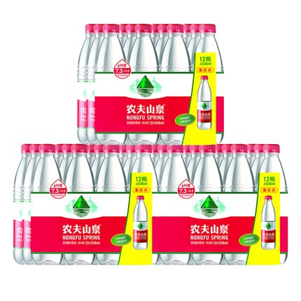 农夫山泉矿泉水550ml*24瓶整箱 天然弱碱性饮用水图6