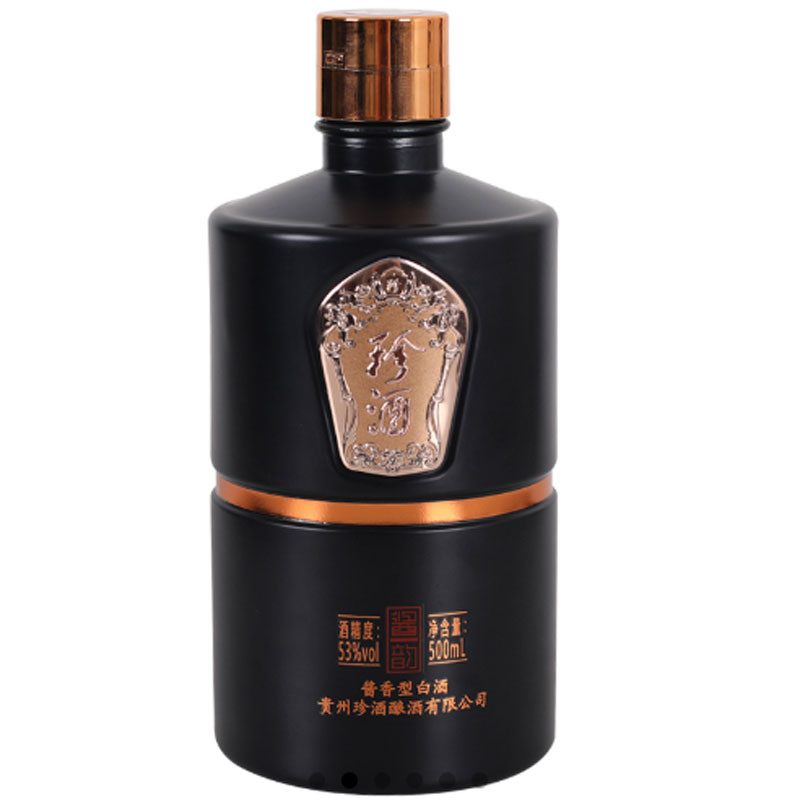 珍酒 酱韵 53%vo| 酱香型白酒 500ml/瓶 单瓶礼盒装(箱规:6瓶/箱)图1